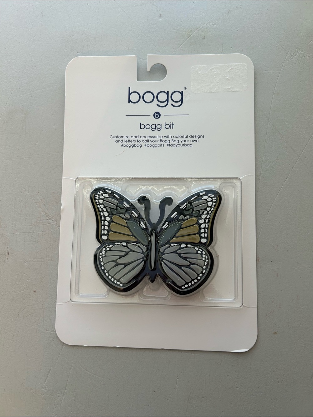 BOGG BAG Moon Glow Butterfly Bogg Bit - White